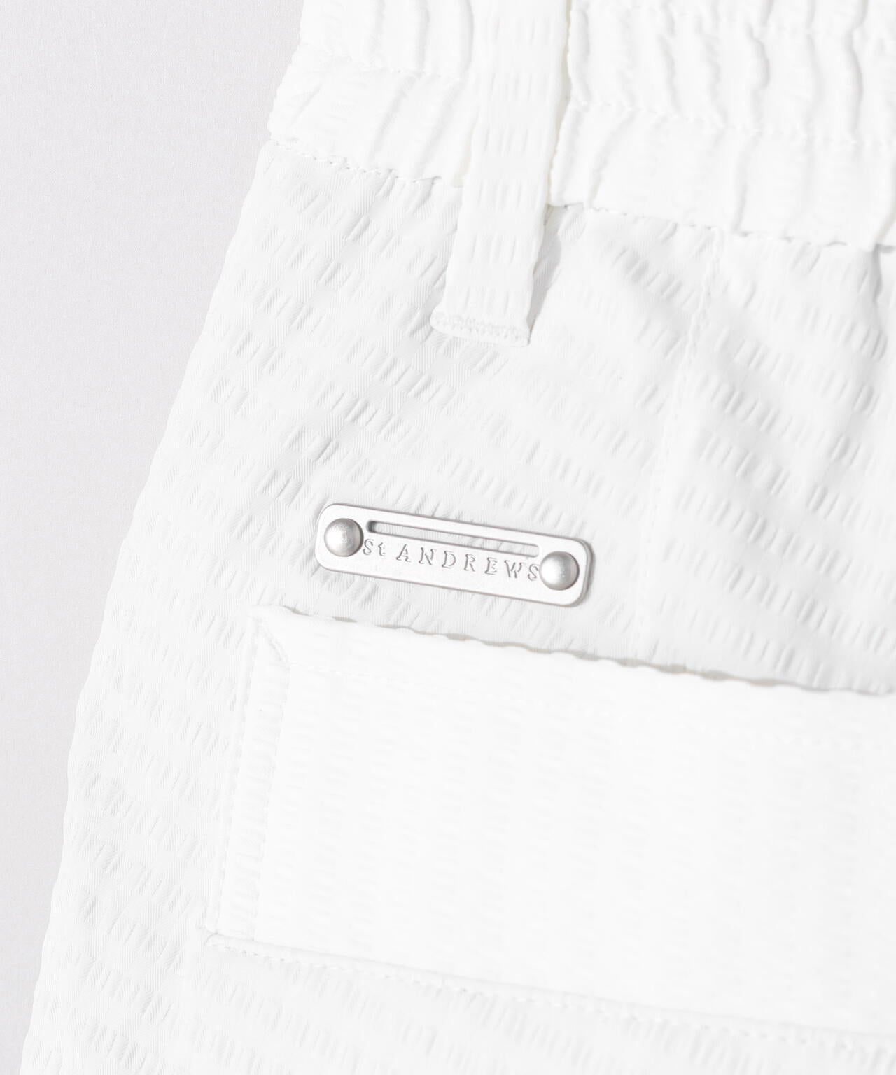 【ストレッチ】格子ジャガードショートパンツ (MENS)