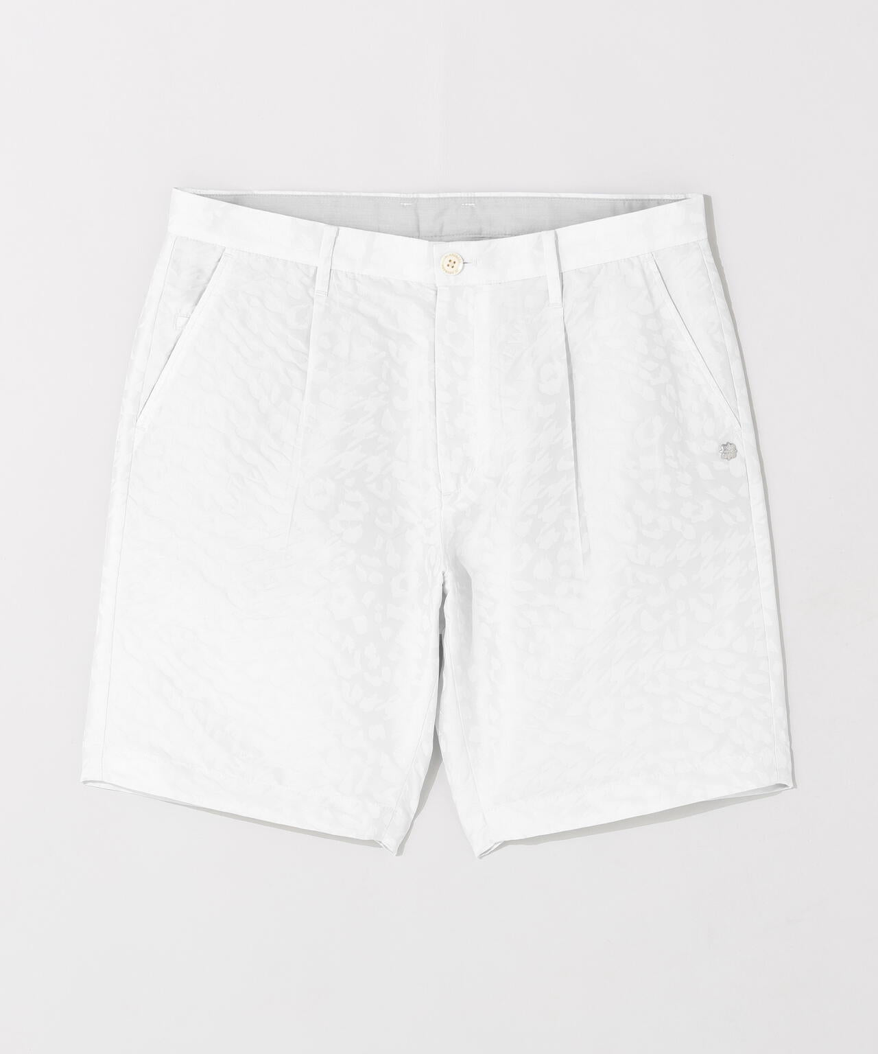 千鳥レオパードジャガードショートパンツ (MENS)