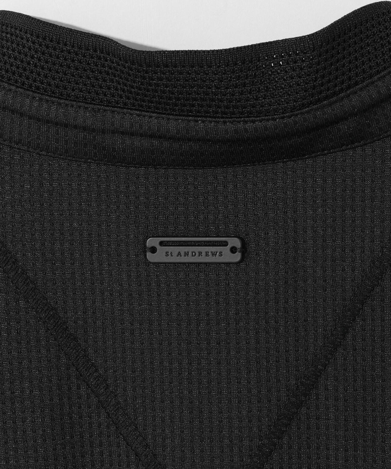 【吸水速乾】【UVカット】ボックスベアメッシュ半袖ポロシャツ (MENS)