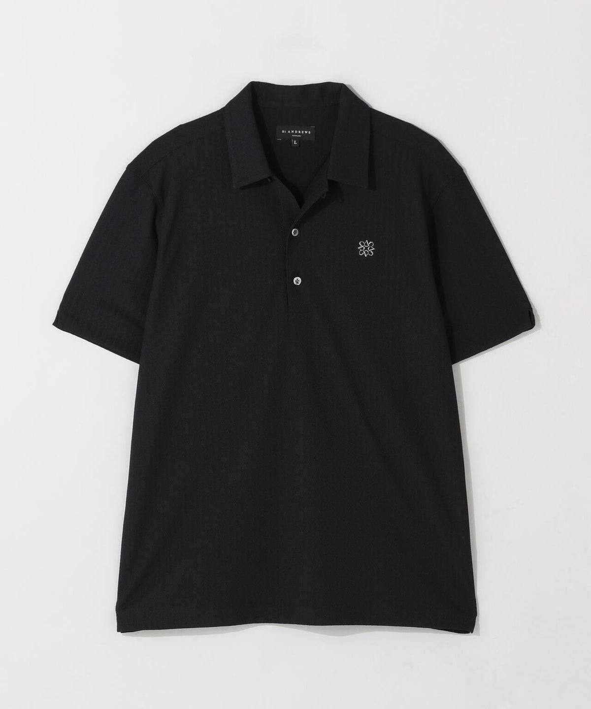 サッカー調ジャガード半袖シャツ (MENS)