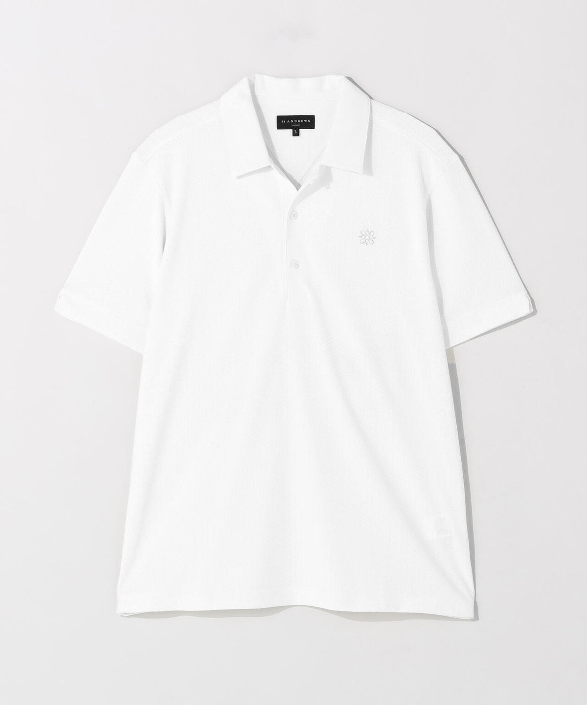 サッカー調ジャガード半袖シャツ (MENS)
