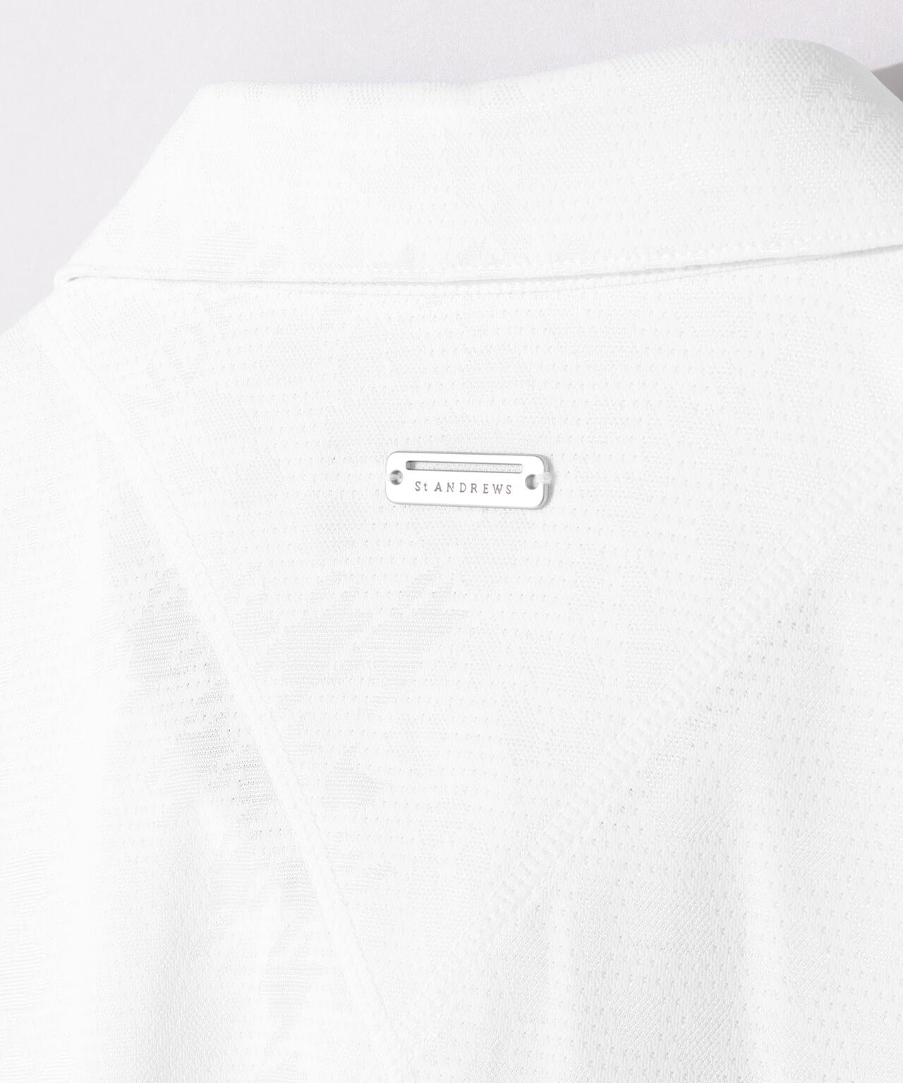 千鳥レオパードジャガード半袖シャツ (MENS)