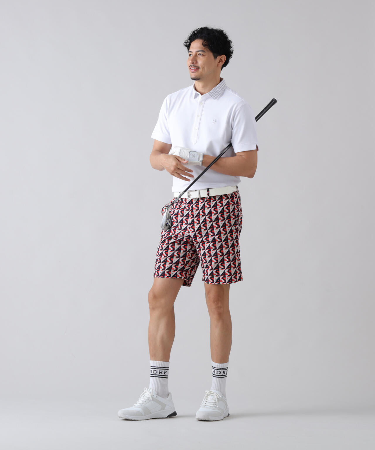 【吸水速乾】【UVカット】ポップコーンストレッチ半袖ポロシャツ (MENS)