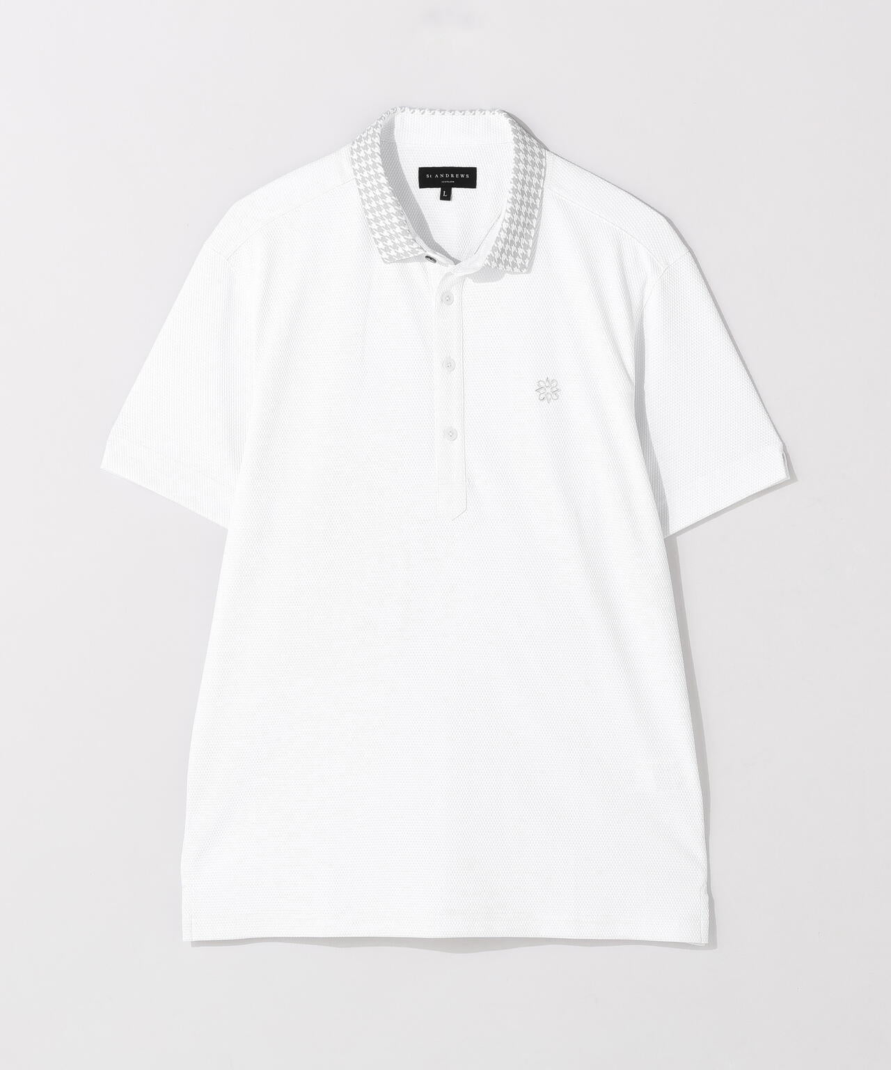 【吸水速乾】【UVカット】ポップコーンストレッチ半袖ポロシャツ (MENS)