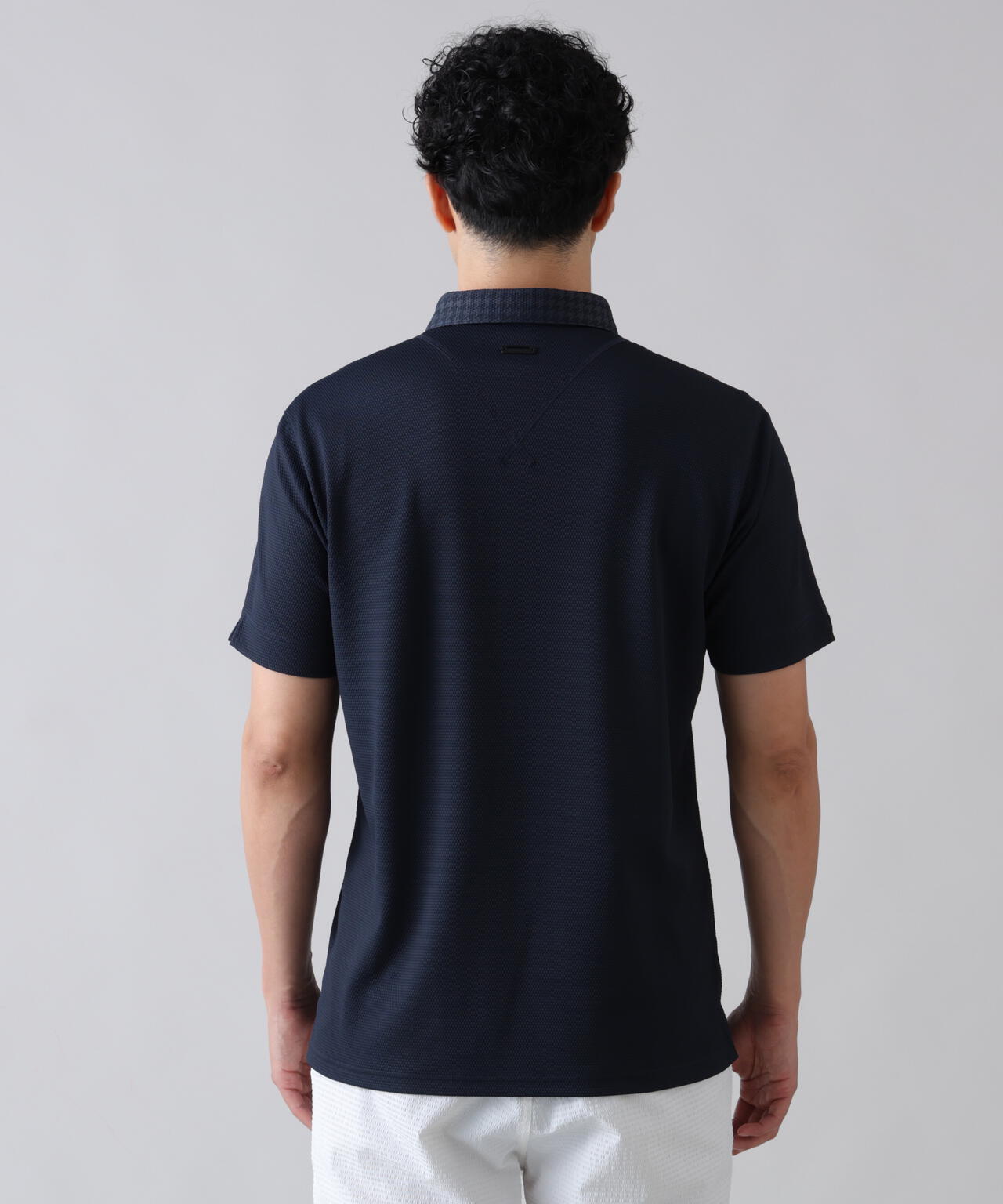 【吸水速乾】【UVカット】ポップコーンストレッチ半袖ポロシャツ (MENS)