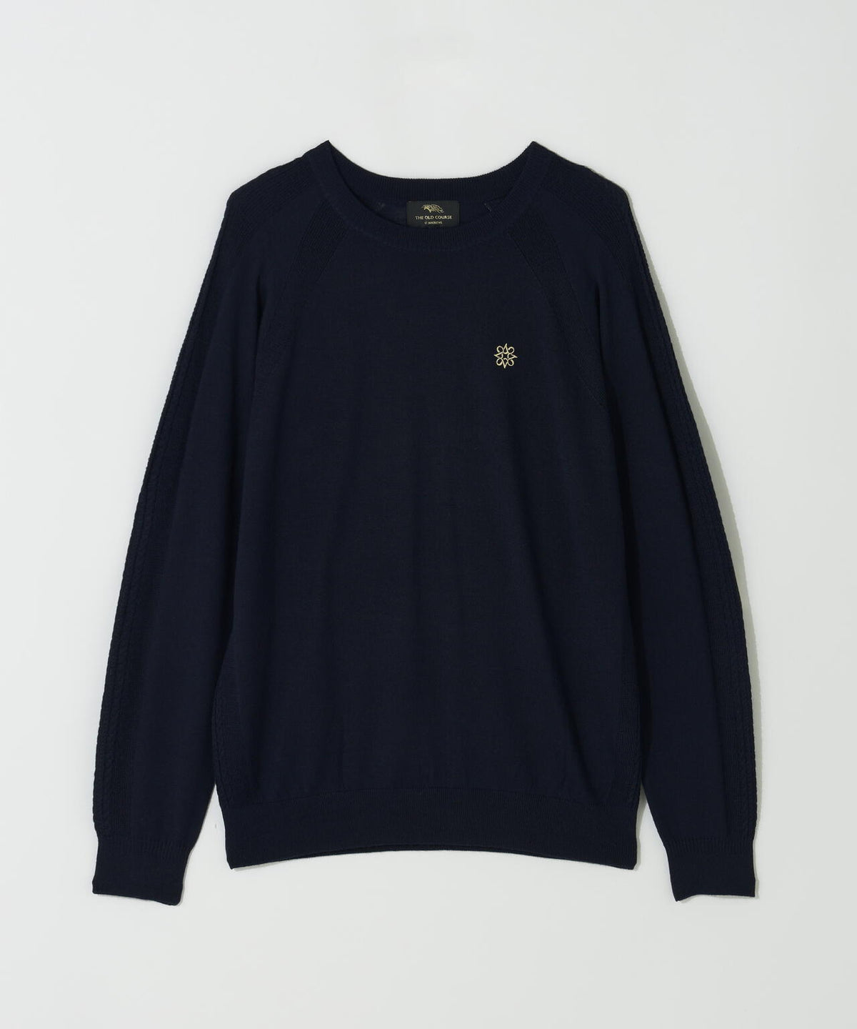 12G天竺クルーネックニットプルオーバー (MENS)