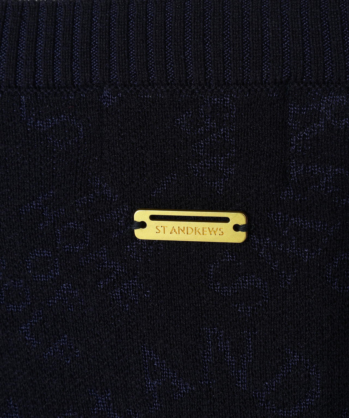 14Gアーチロゴジャガードクルーネックニットプルオーバー (MENS)
