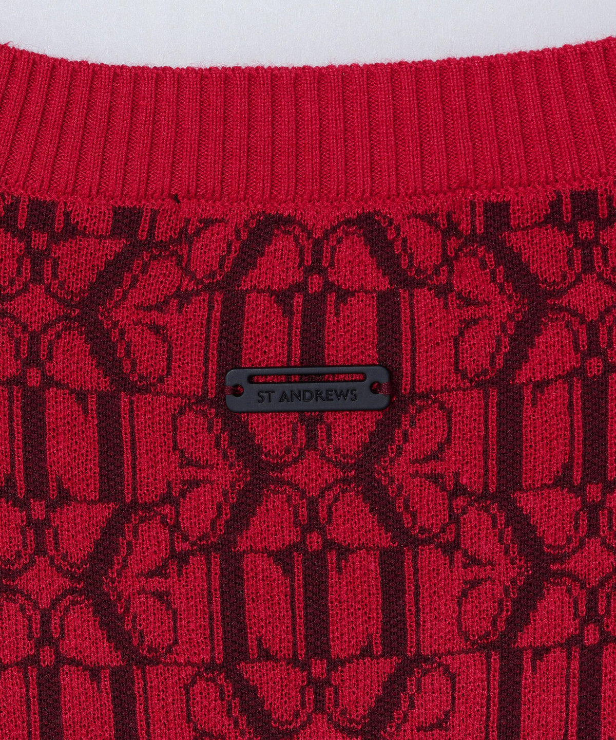 14Gモノグラムパターンジャガードクルーネックニットプルオーバー (MENS)