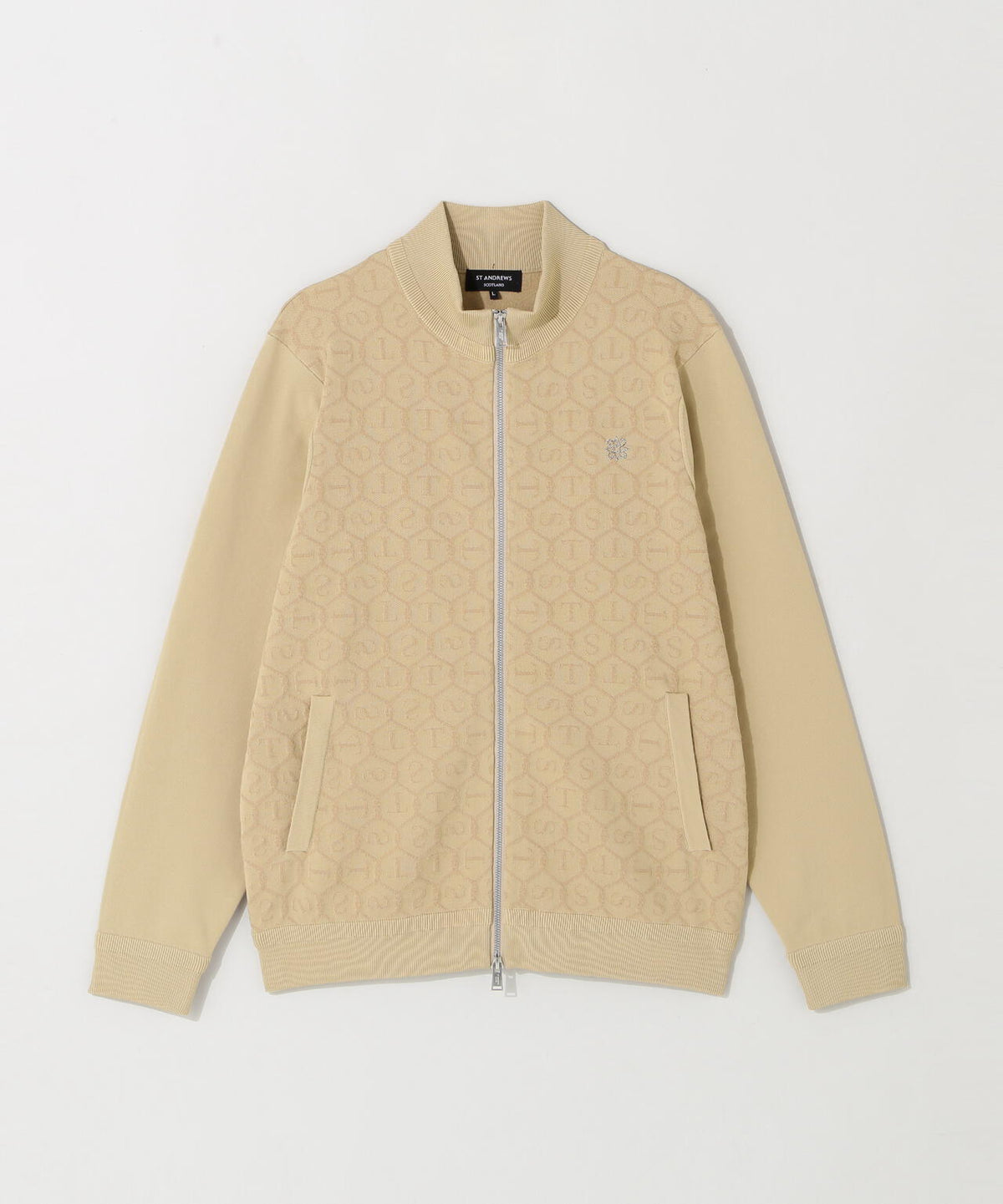 14GSTケーブルジャガードニットブルゾン (MENS)