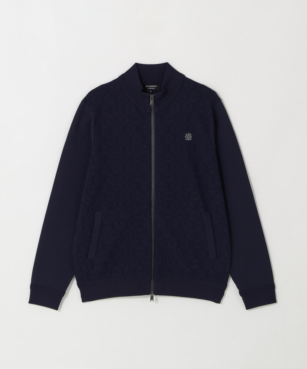14GSTケーブルジャガードニットブルゾン (MENS)
