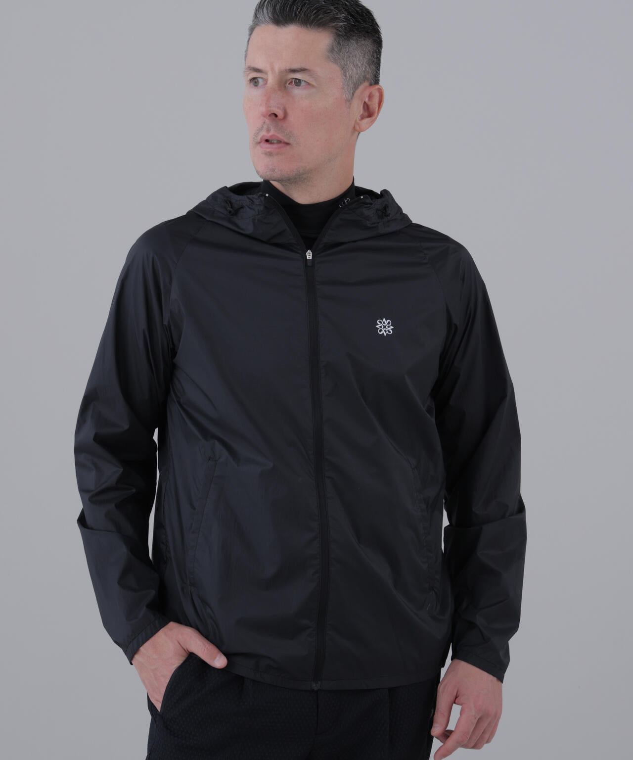 【撥水】【防風】【UVカット】ポケッタブルパーカ (UNISEX)