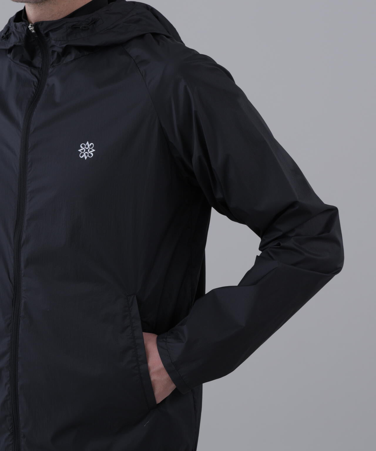 【撥水】【防風】【UVカット】ポケッタブルパーカ (UNISEX)