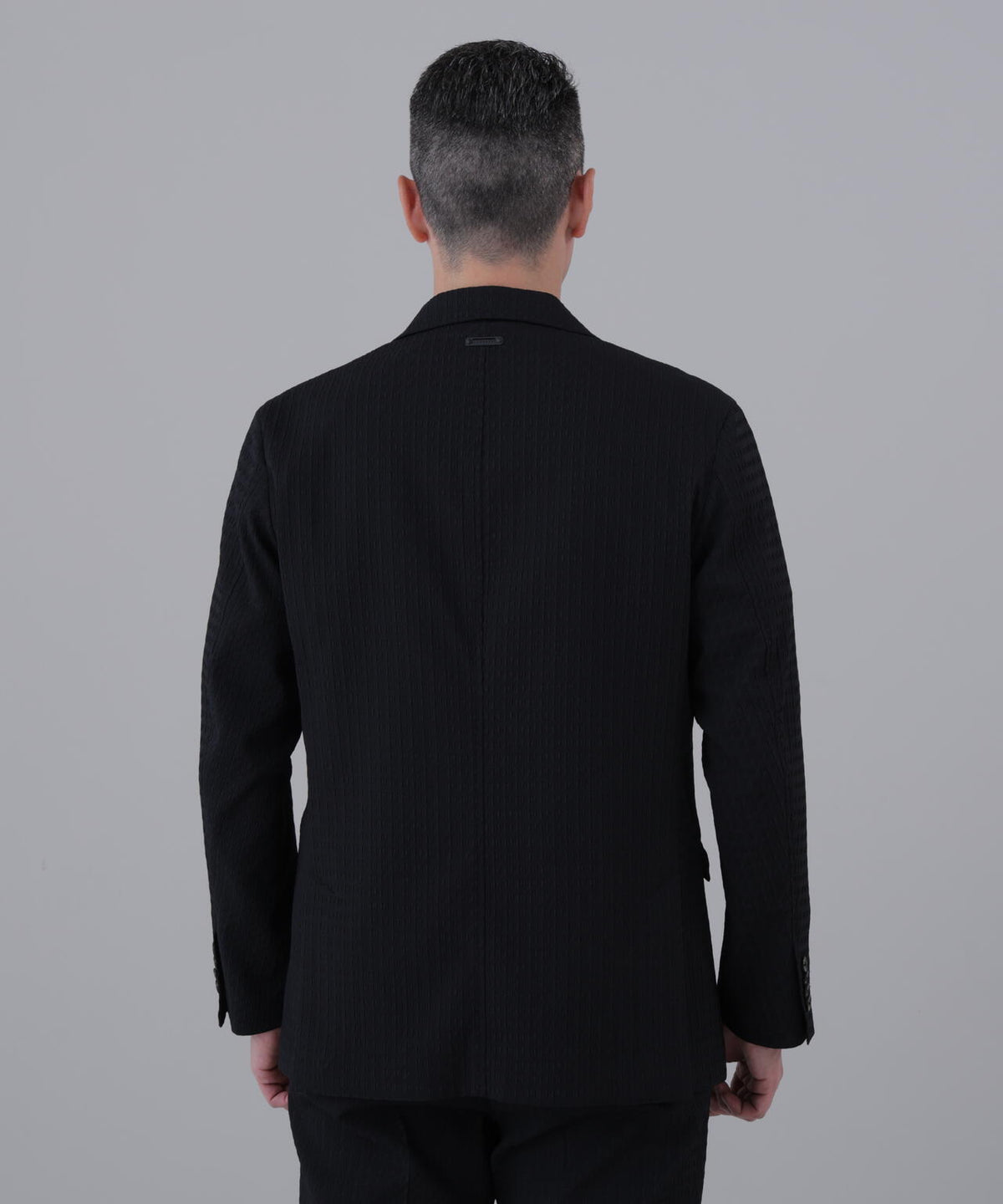 【ストレッチ】ふくれジャガードジャケット (MENS)