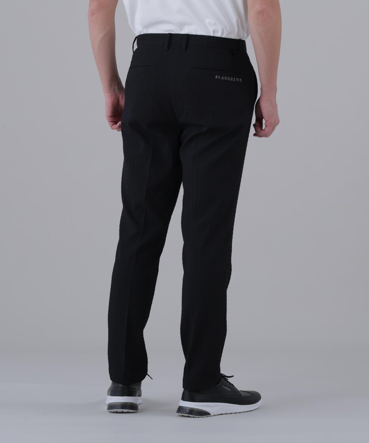 【ストレッチ】ふくれジャガードパンツ (MENS)