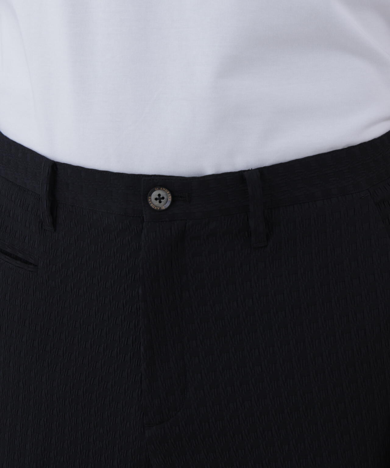 【ストレッチ】ふくれジャガードパンツ (MENS)