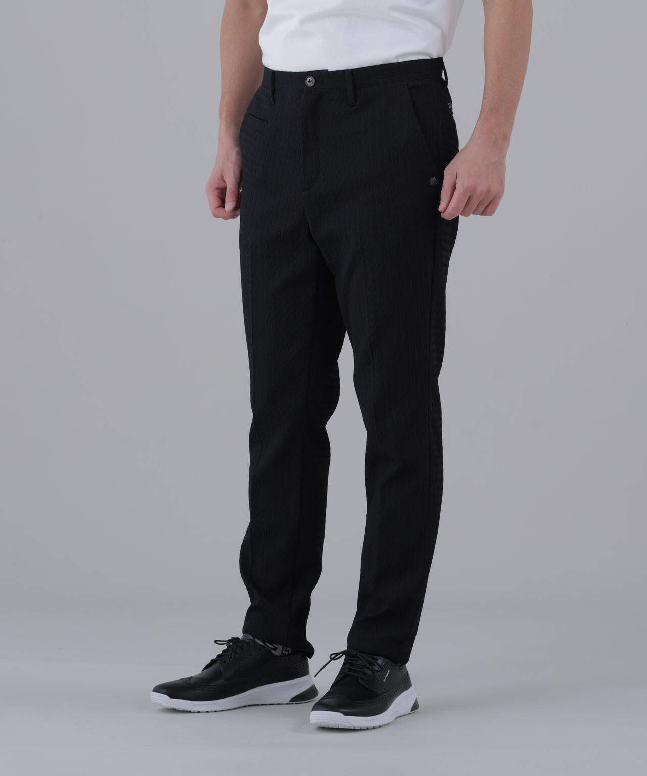 【ストレッチ】ふくれジャガードパンツ (MENS)