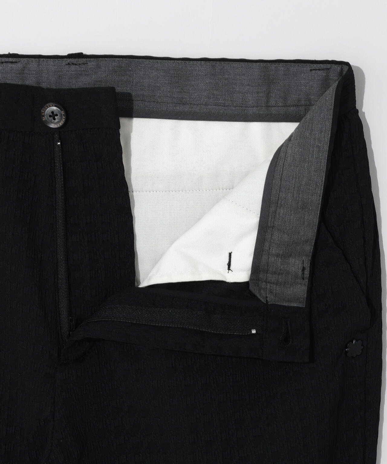 【ストレッチ】ふくれジャガードパンツ (MENS)