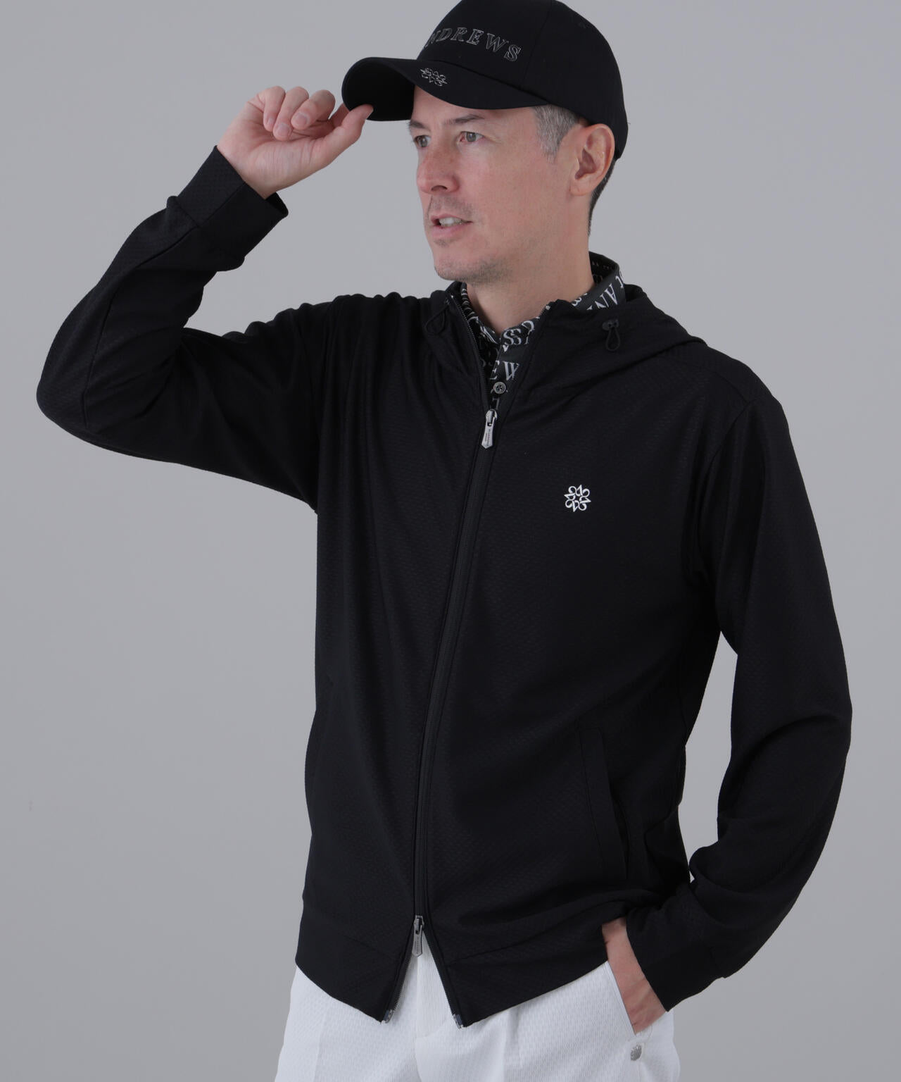 【吸水速乾】【UVカット】ドビーメッシュフーディー (MENS)