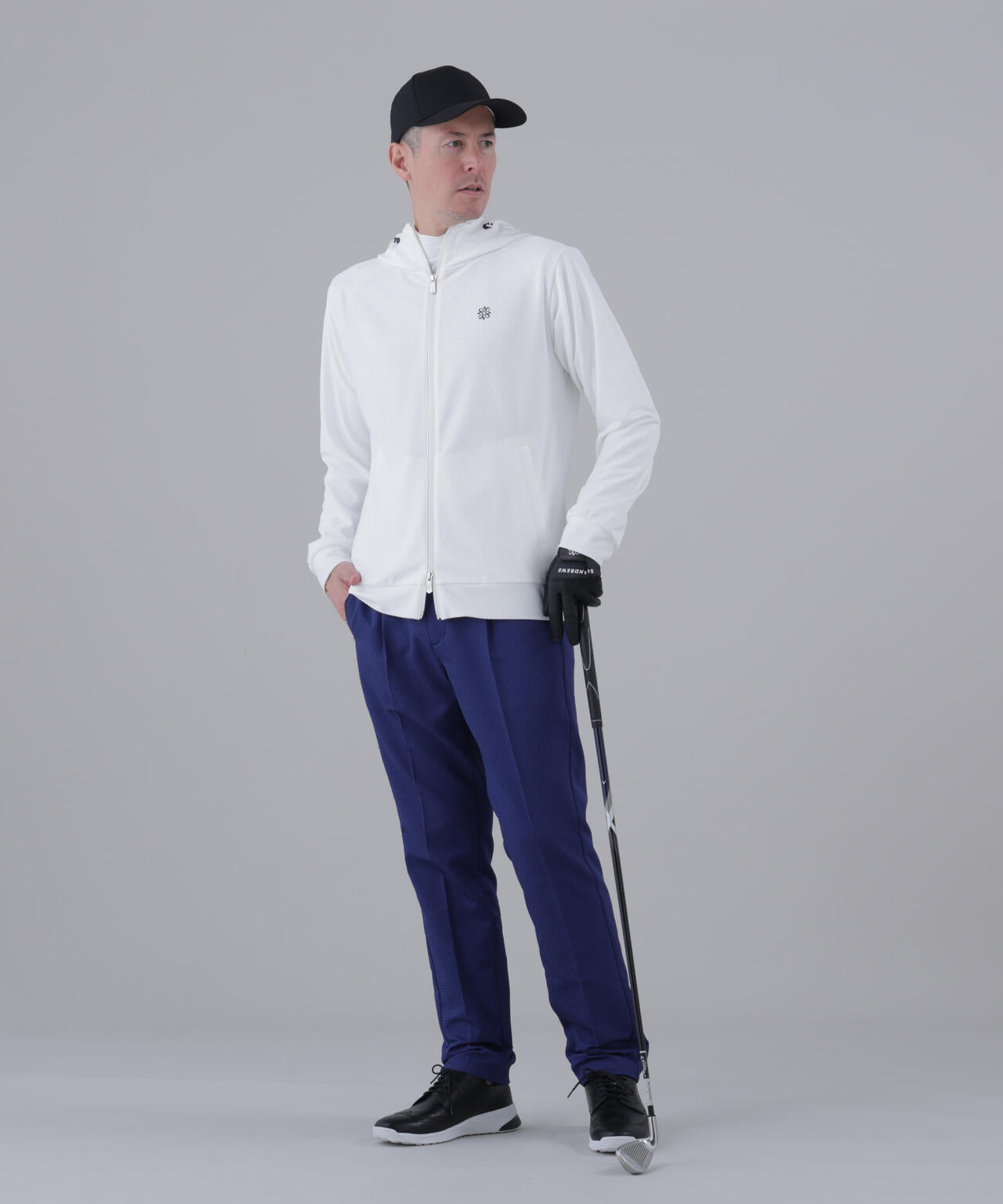【吸水速乾】【UVカット】ドビーメッシュフーディー (MENS)