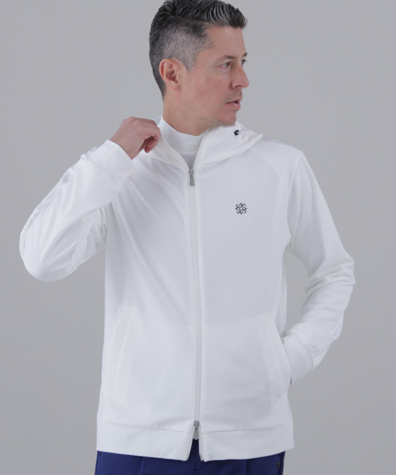 【吸水速乾】【UVカット】ドビーメッシュフーディー (MENS)