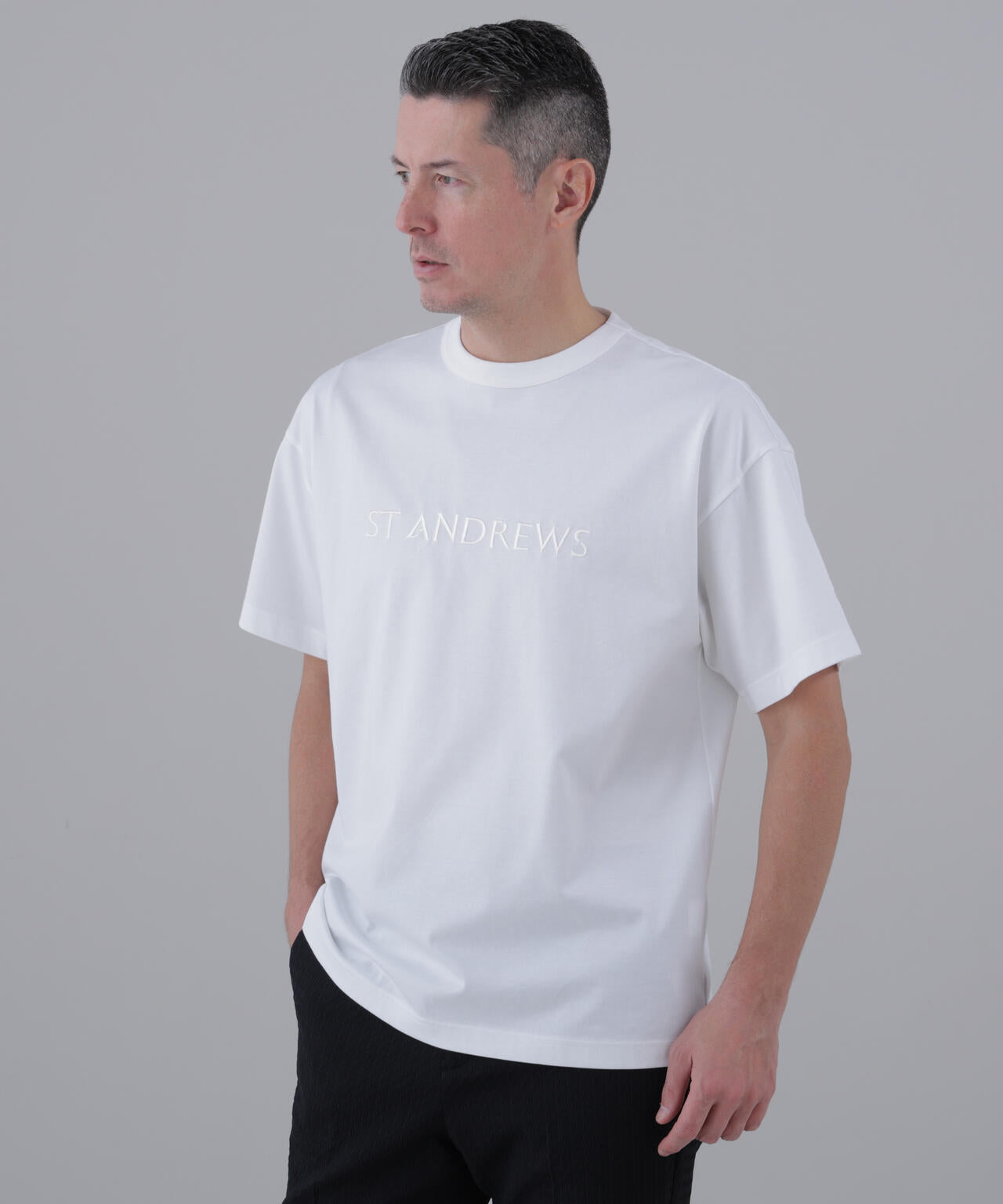 プレーティング天竺半袖Tシャツ (MENS)