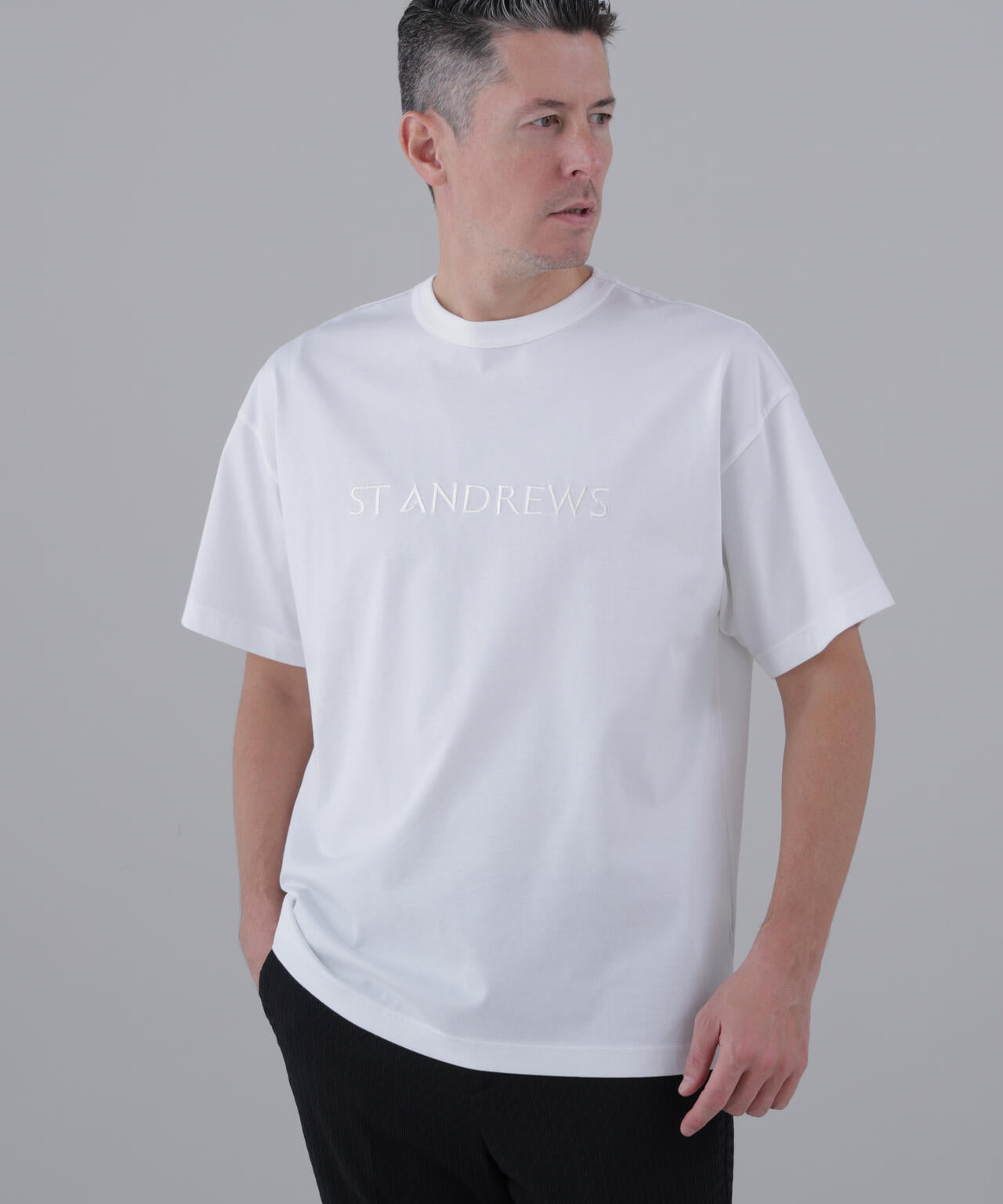 プレーティング天竺半袖Tシャツ (MENS)
