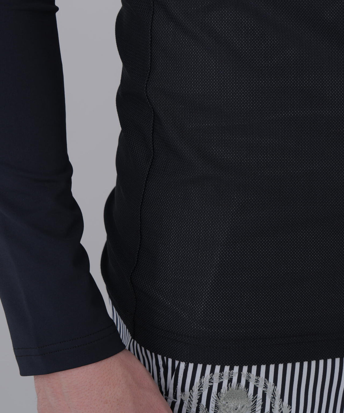 【吸水速乾】【UVカット】TWINCOT UV×メッシュ長袖ハイネックインナー (MENS)