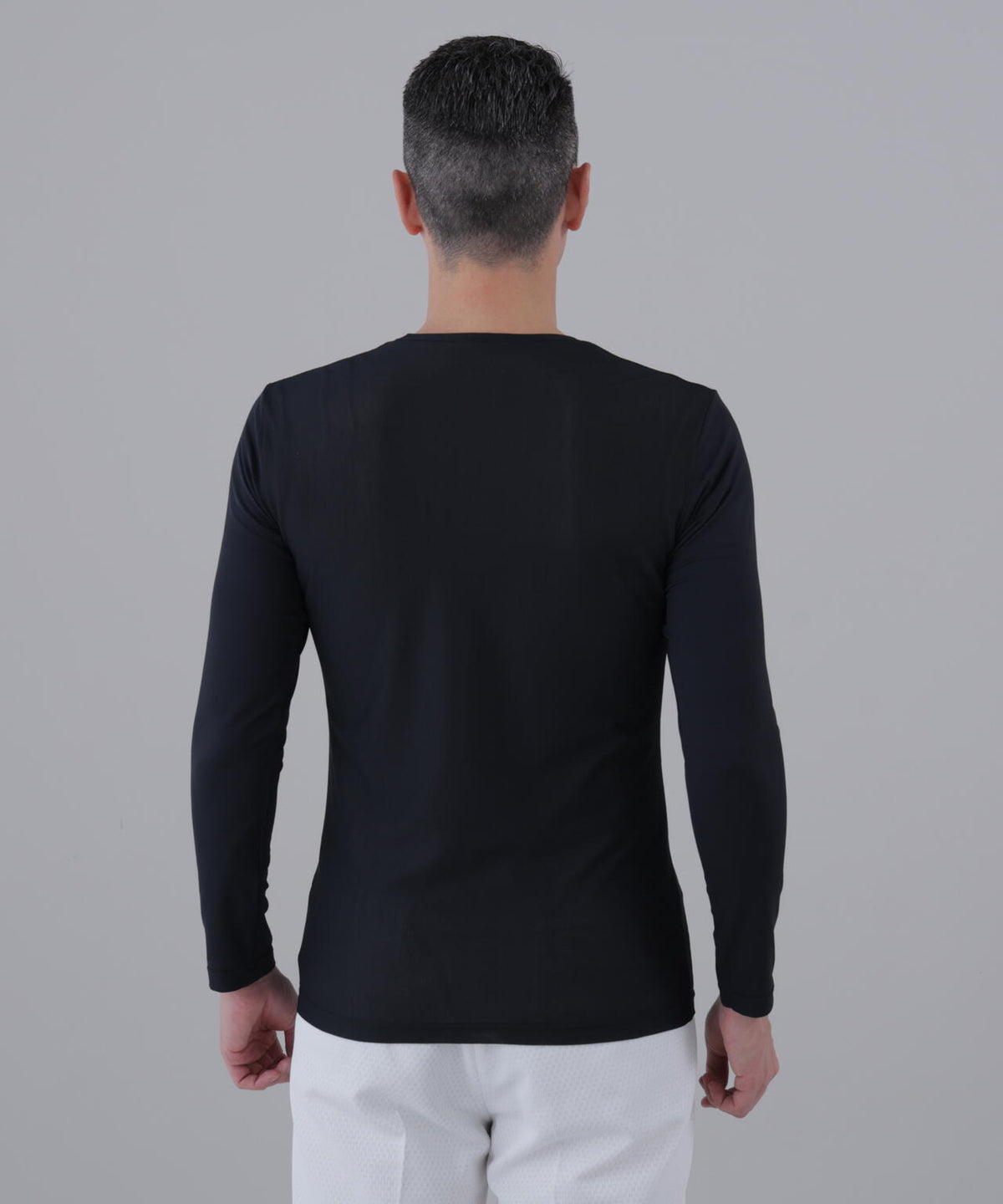 【吸水速乾】【UVカット】TWINCOt UV×メッシュ長袖Uネックインナー (MENS)