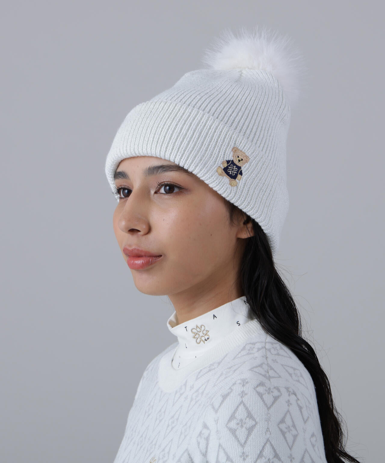 ベアラメニットビーニー (UNISEX)