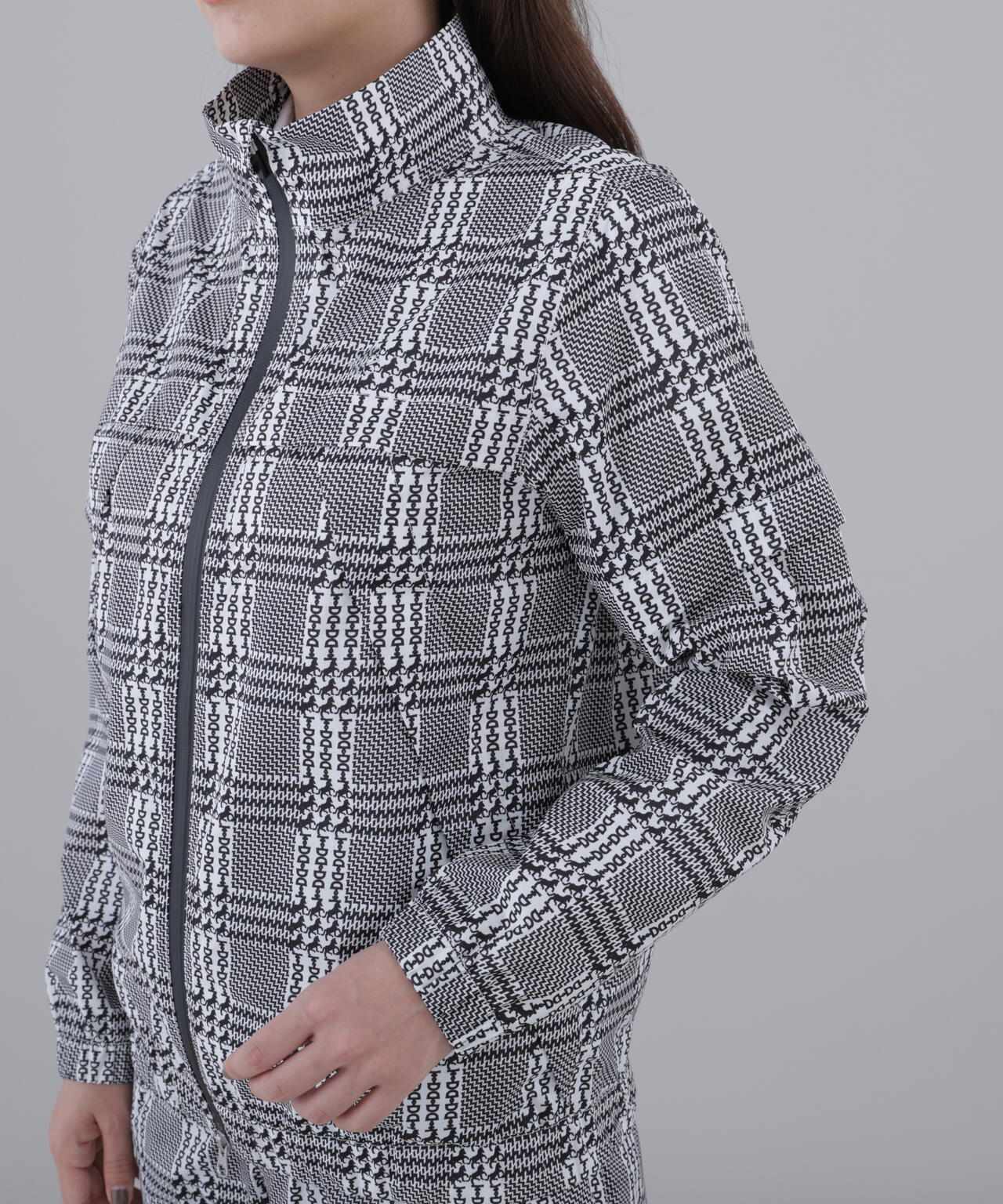 ホースビットチェックレインブルゾン (LADIES)