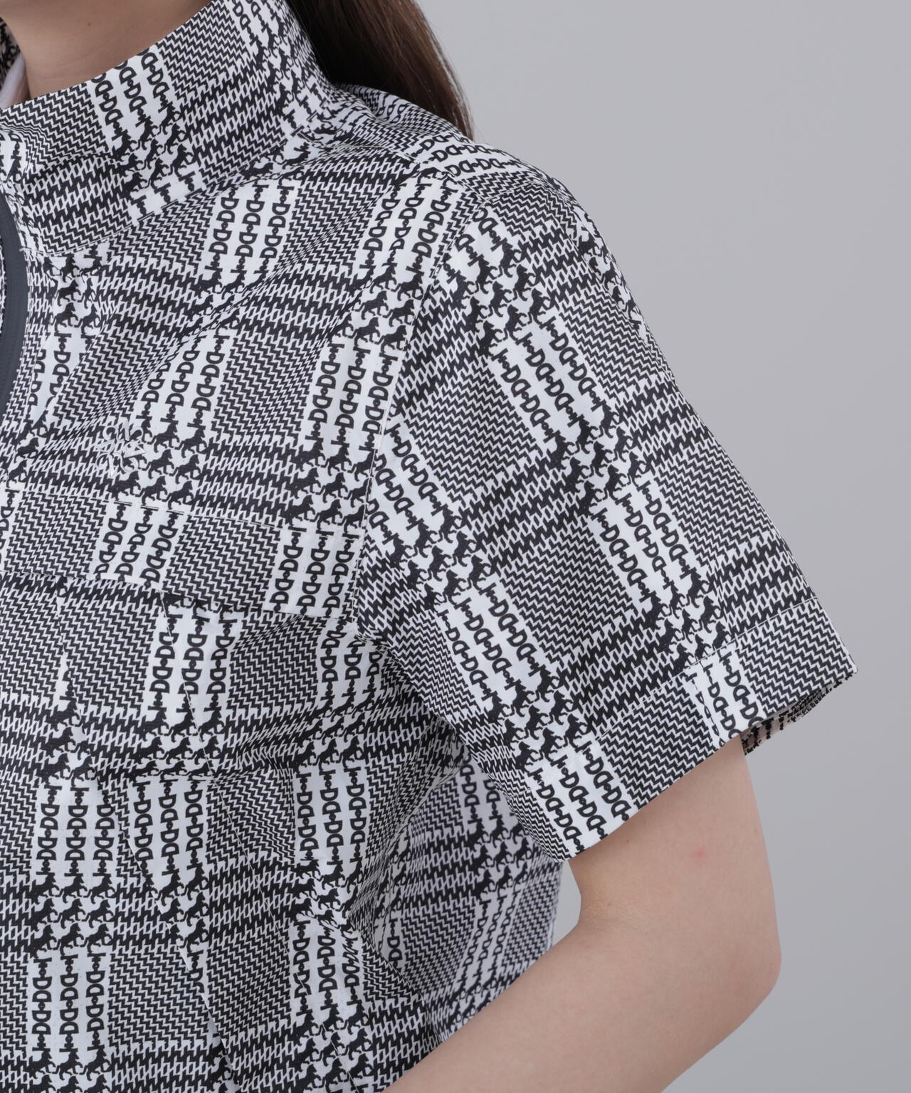 ホースビットチェックレインブルゾン (LADIES)
