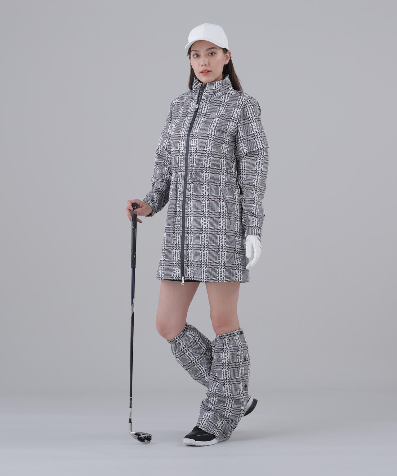 ホースビットチェックレインワンピース (LADIES)