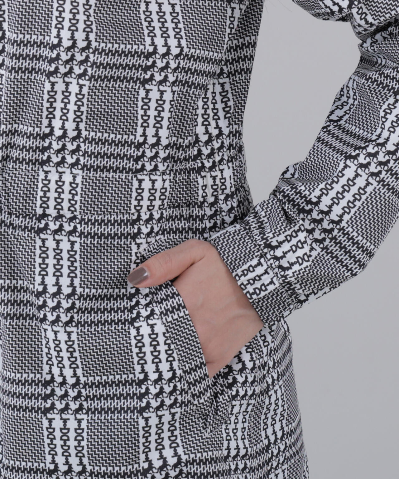 ホースビットチェックレインワンピース (LADIES)