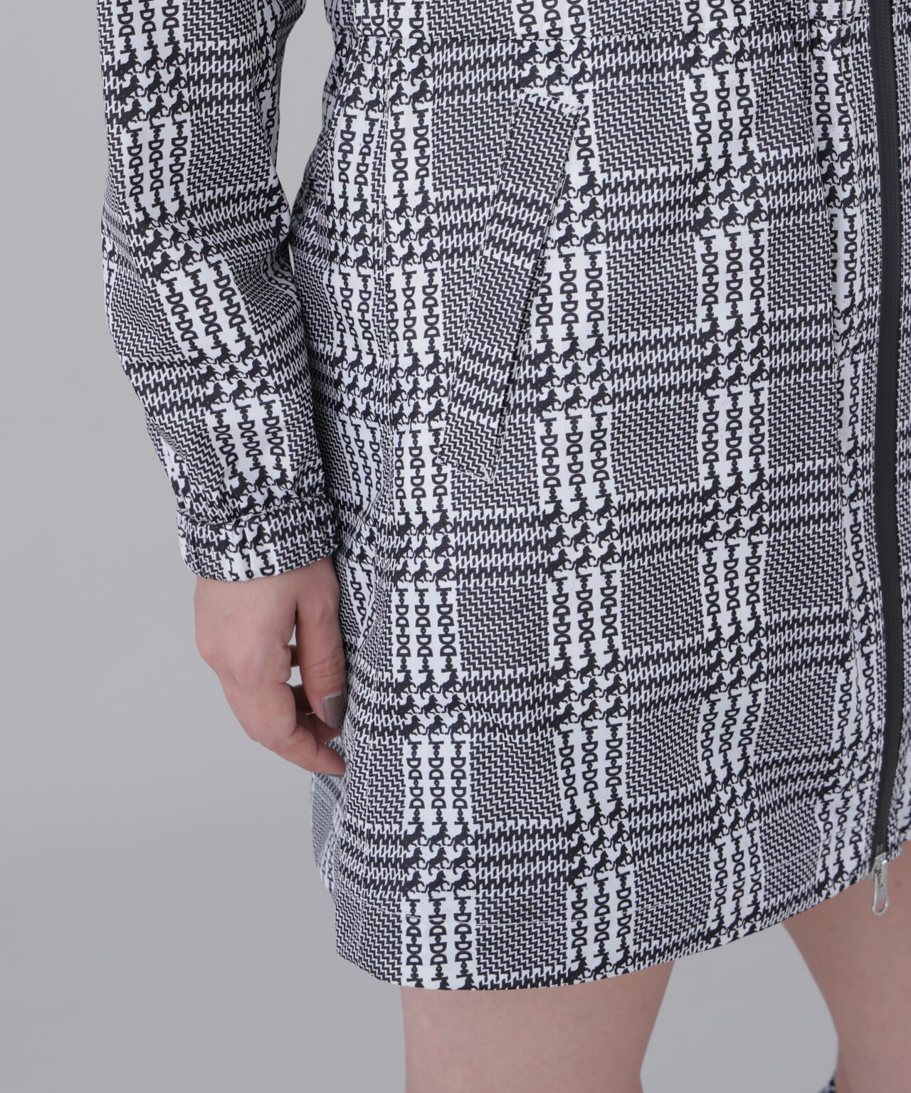 ホースビットチェックレインワンピース (LADIES)