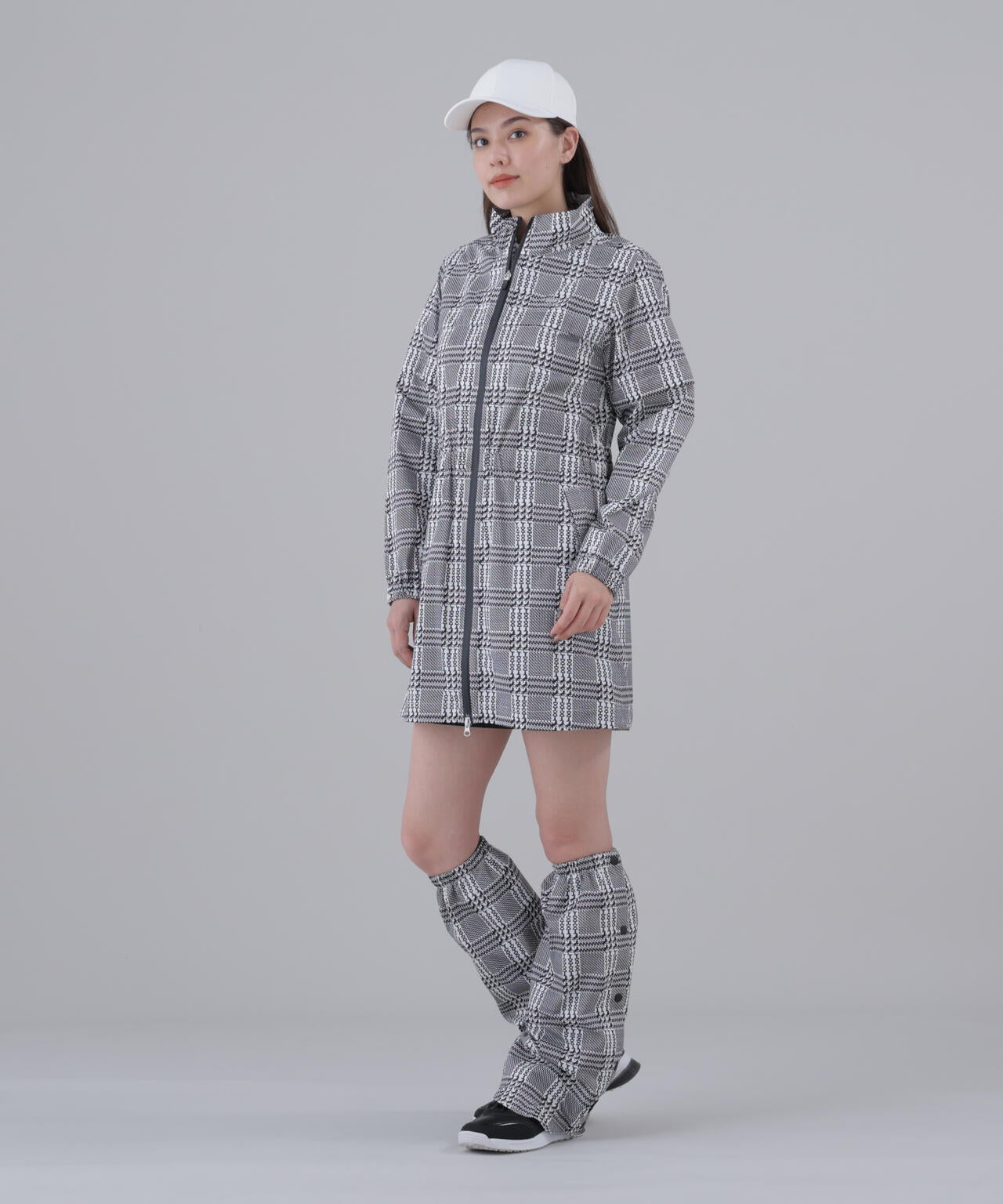 ホースビットチェックレインワンピース (LADIES)