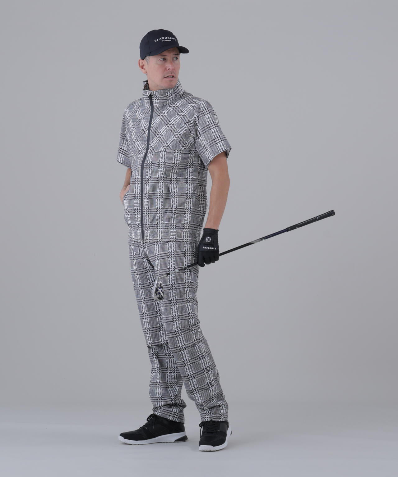 ホースビットチェックレインパンツ (MENS)
