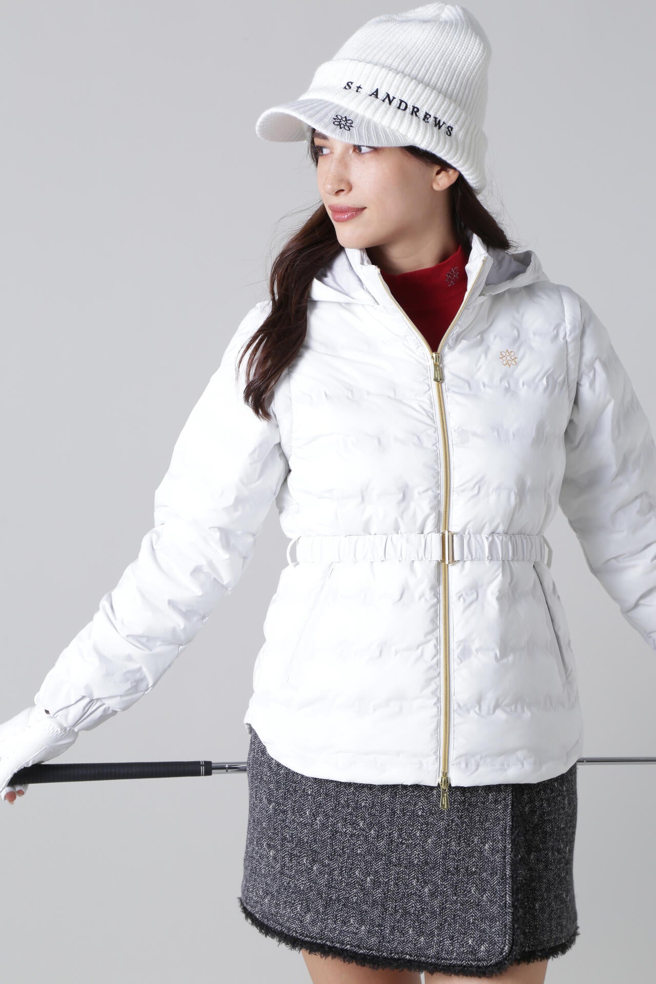 ケルトジャガード中綿ブルゾン (WOMENS)