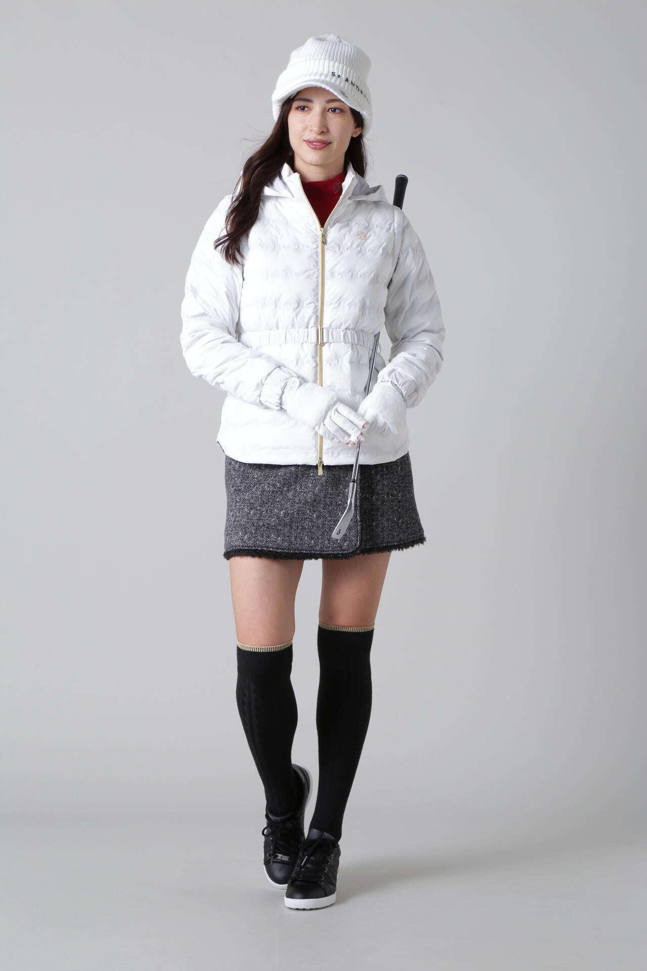 ケルトジャガード中綿ブルゾン (WOMENS)
