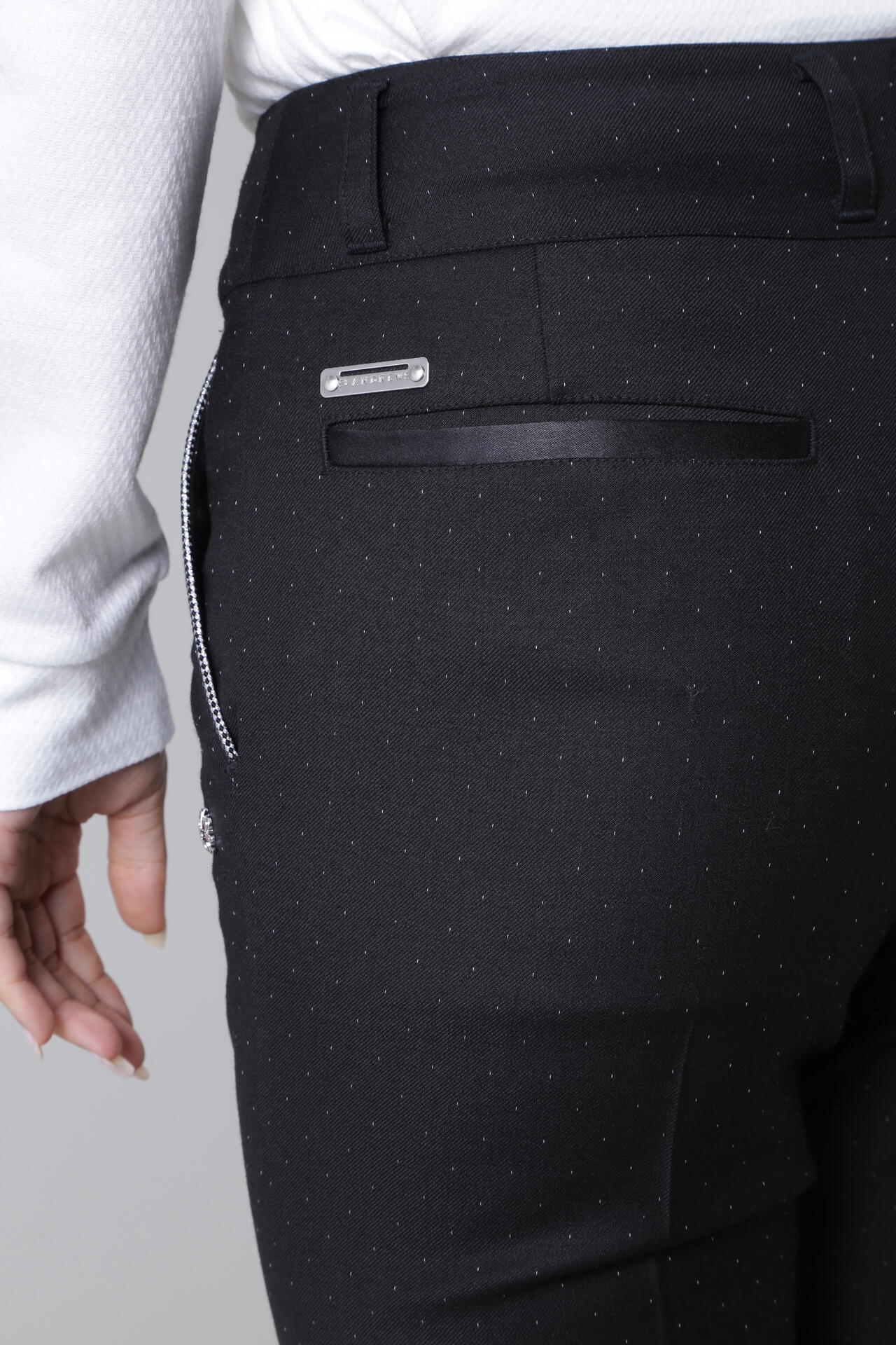 ドットストレッチパンツ (WOMENS)