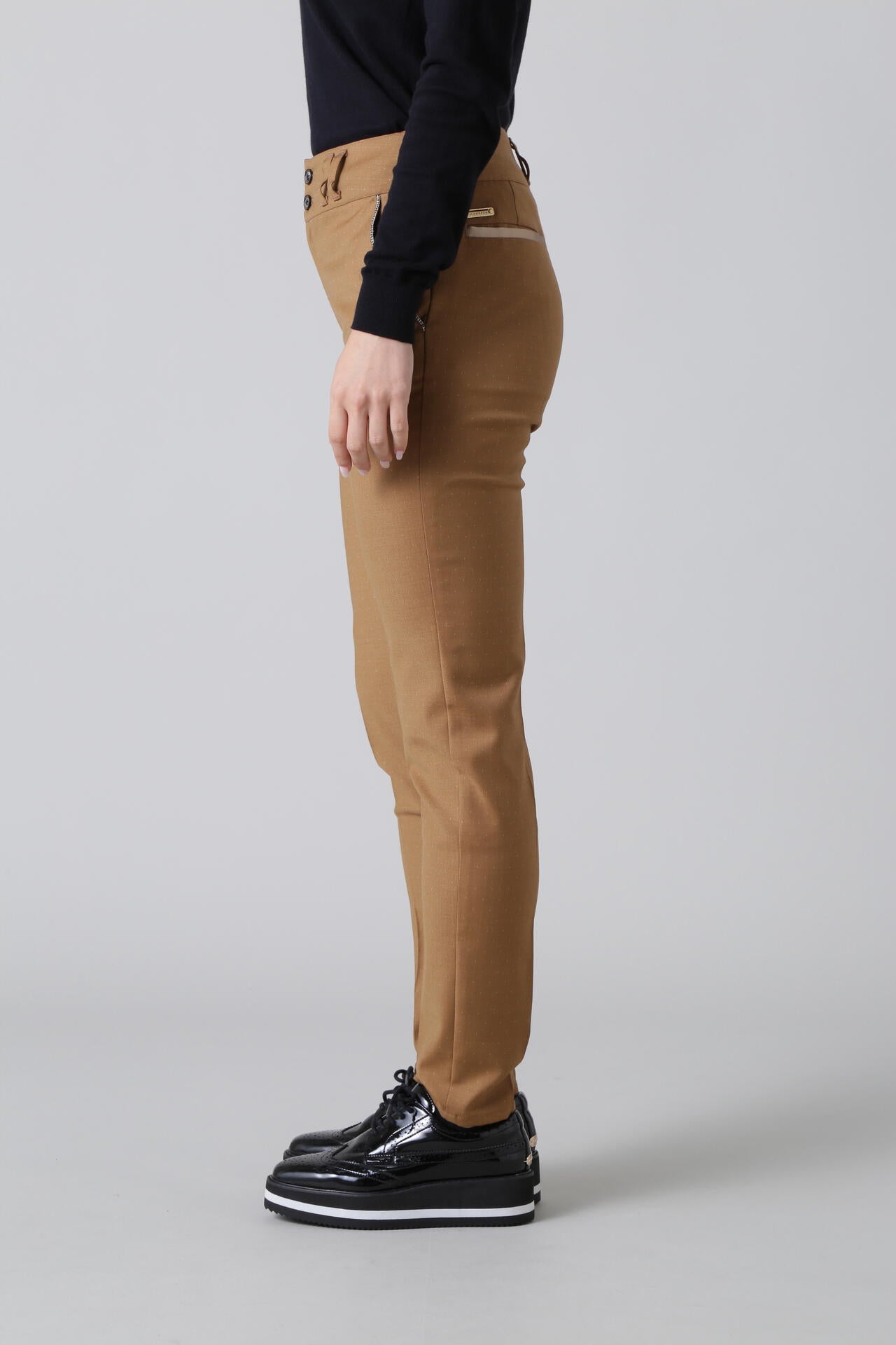 ドットストレッチパンツ (WOMENS)