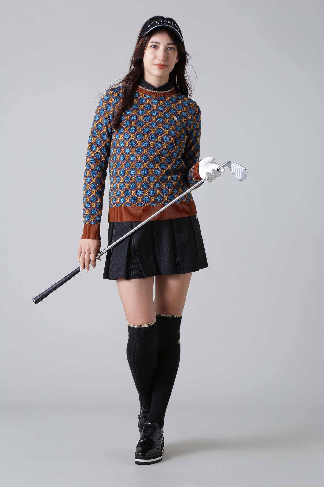 ドットストレッチスカート (WOMENS)