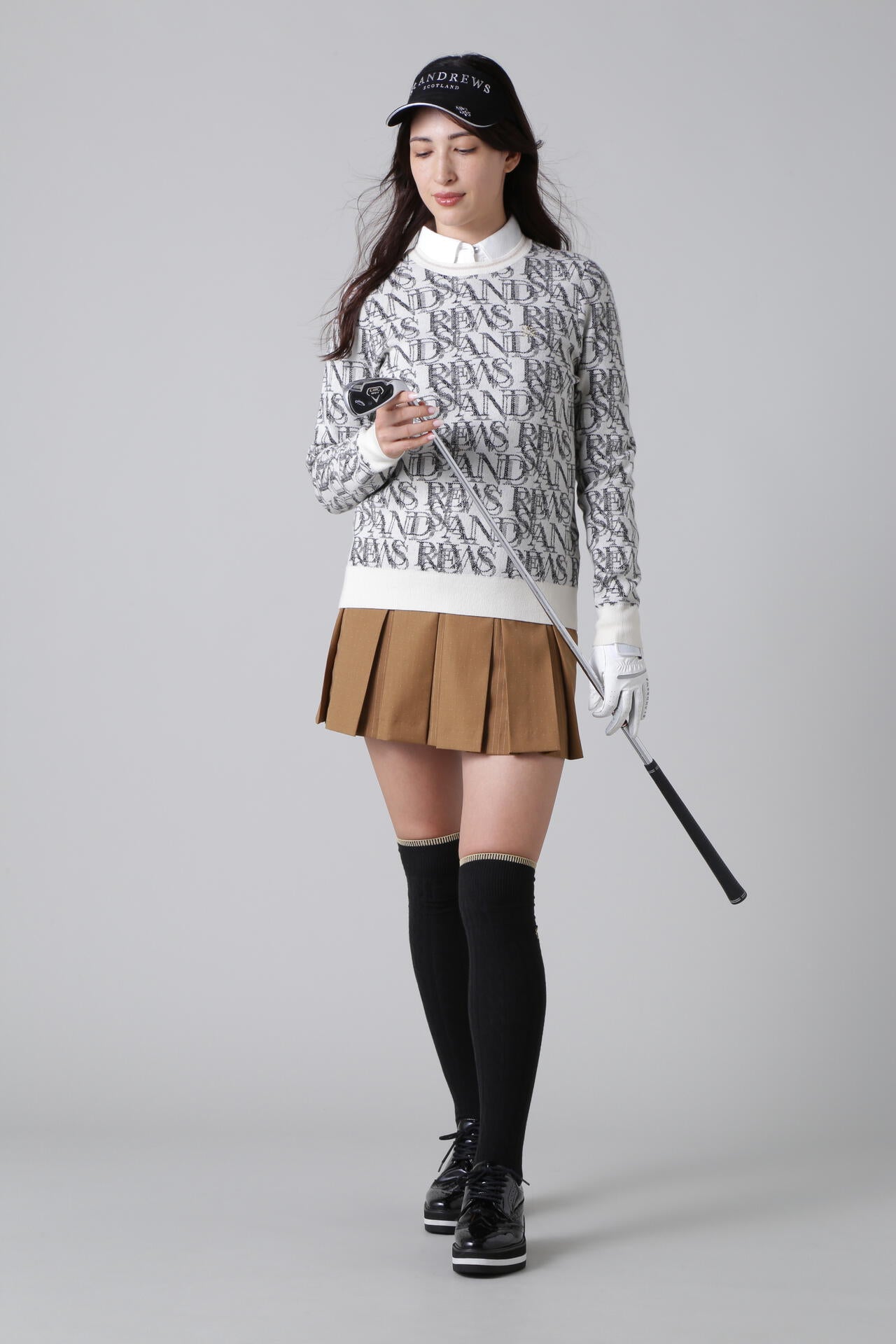 ドットストレッチスカート (WOMENS)