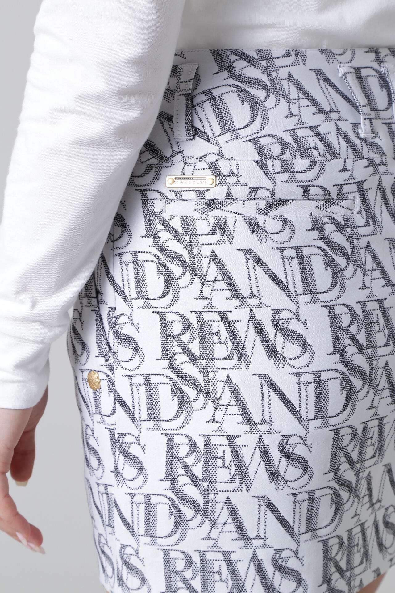 スパングルロゴジャガードスカート (WOMENS)