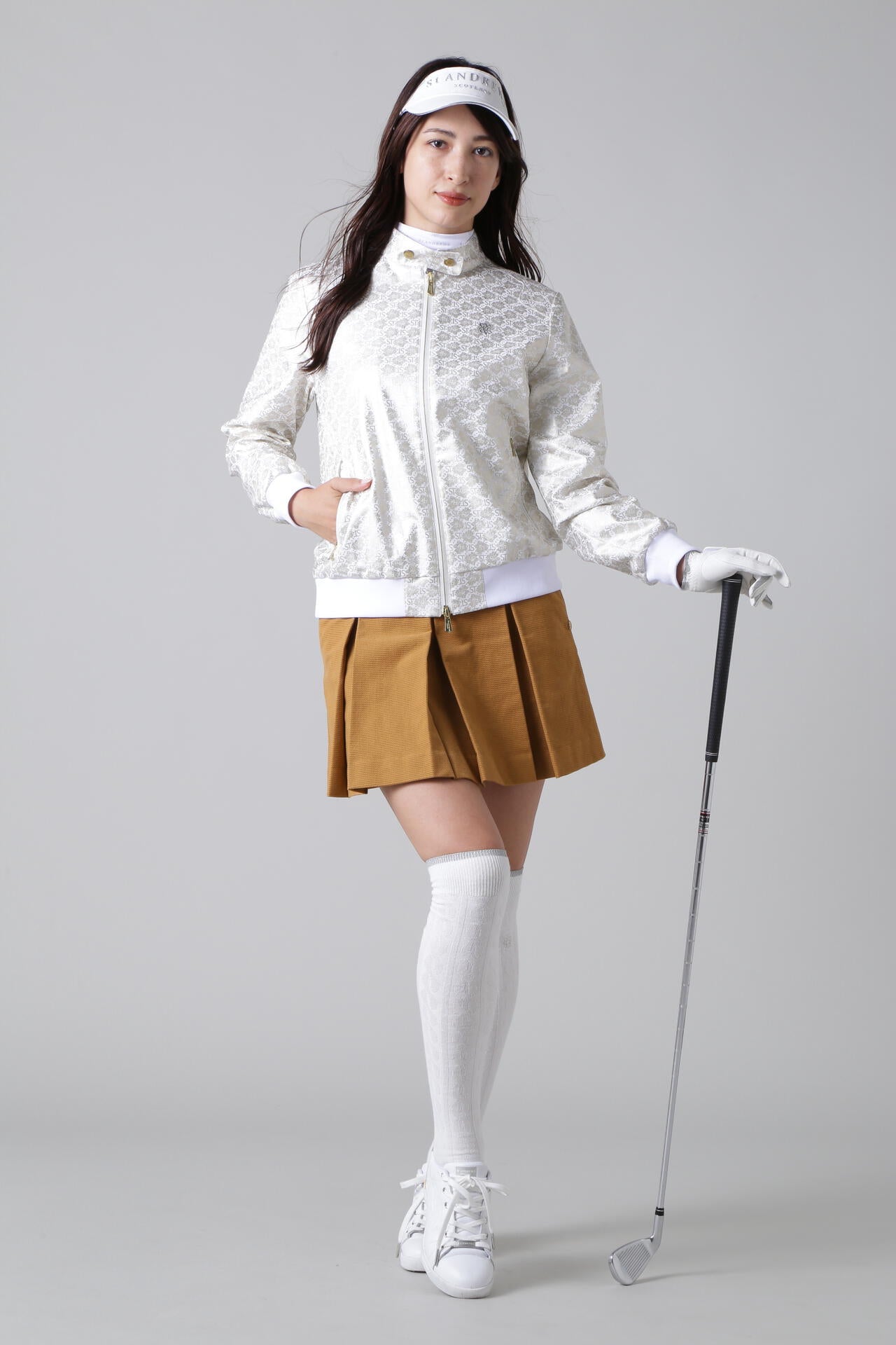 モールスキンストレッチスカート (WOMENS)