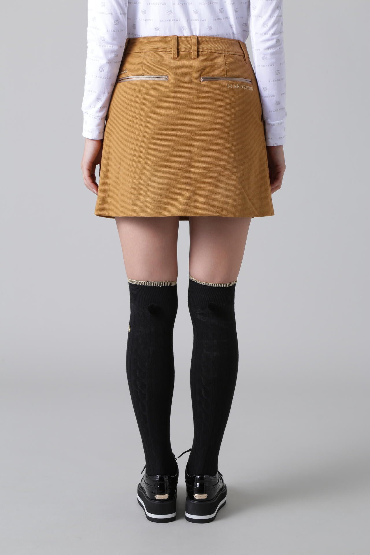 モールスキンストレッチスカート (WOMENS)