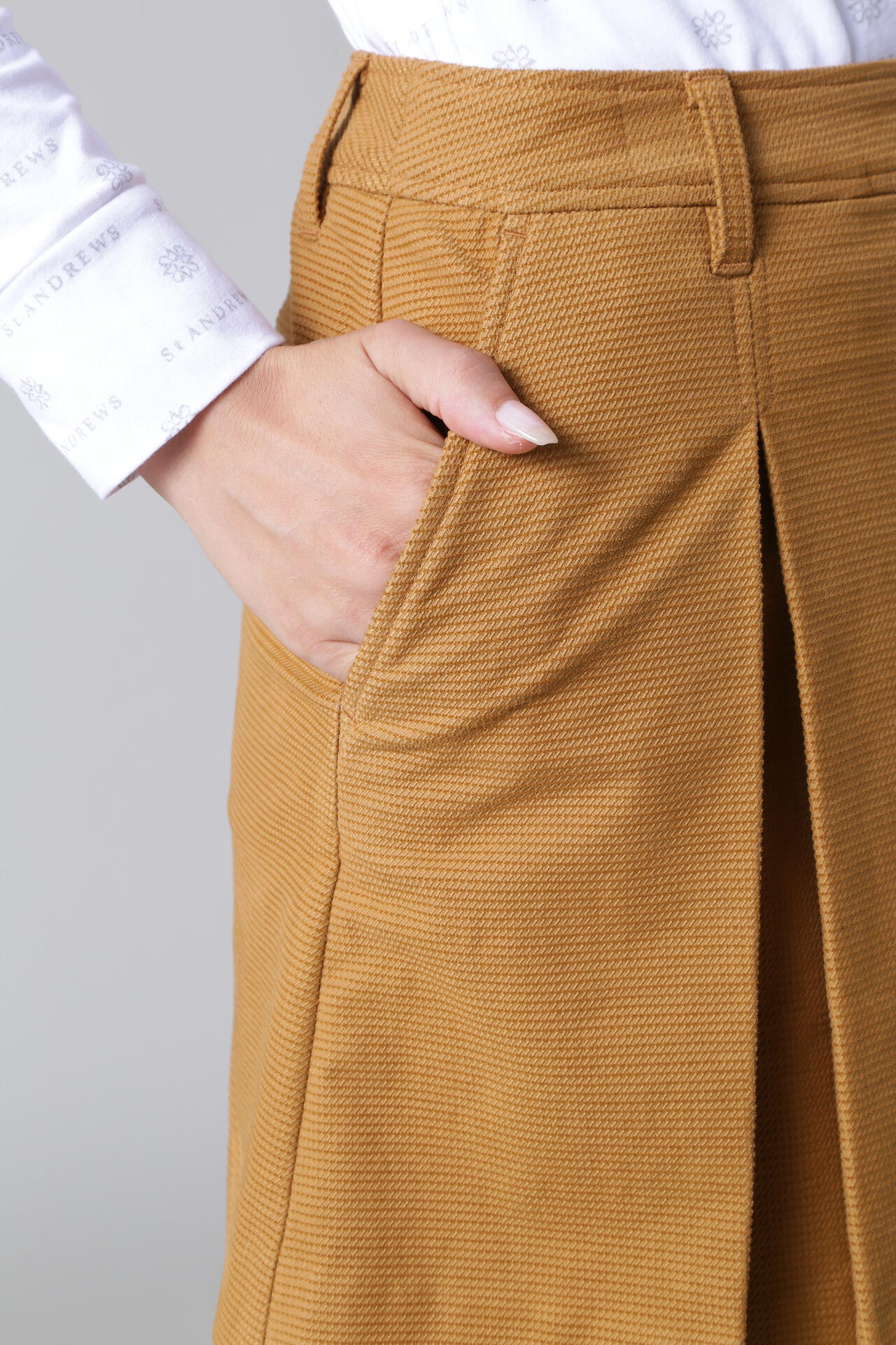 モールスキンストレッチスカート (WOMENS)