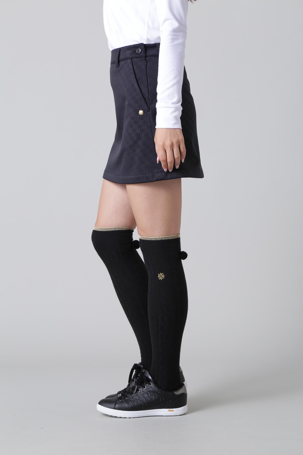 ロゴエンボス ボンディングスカート (WOMENS)