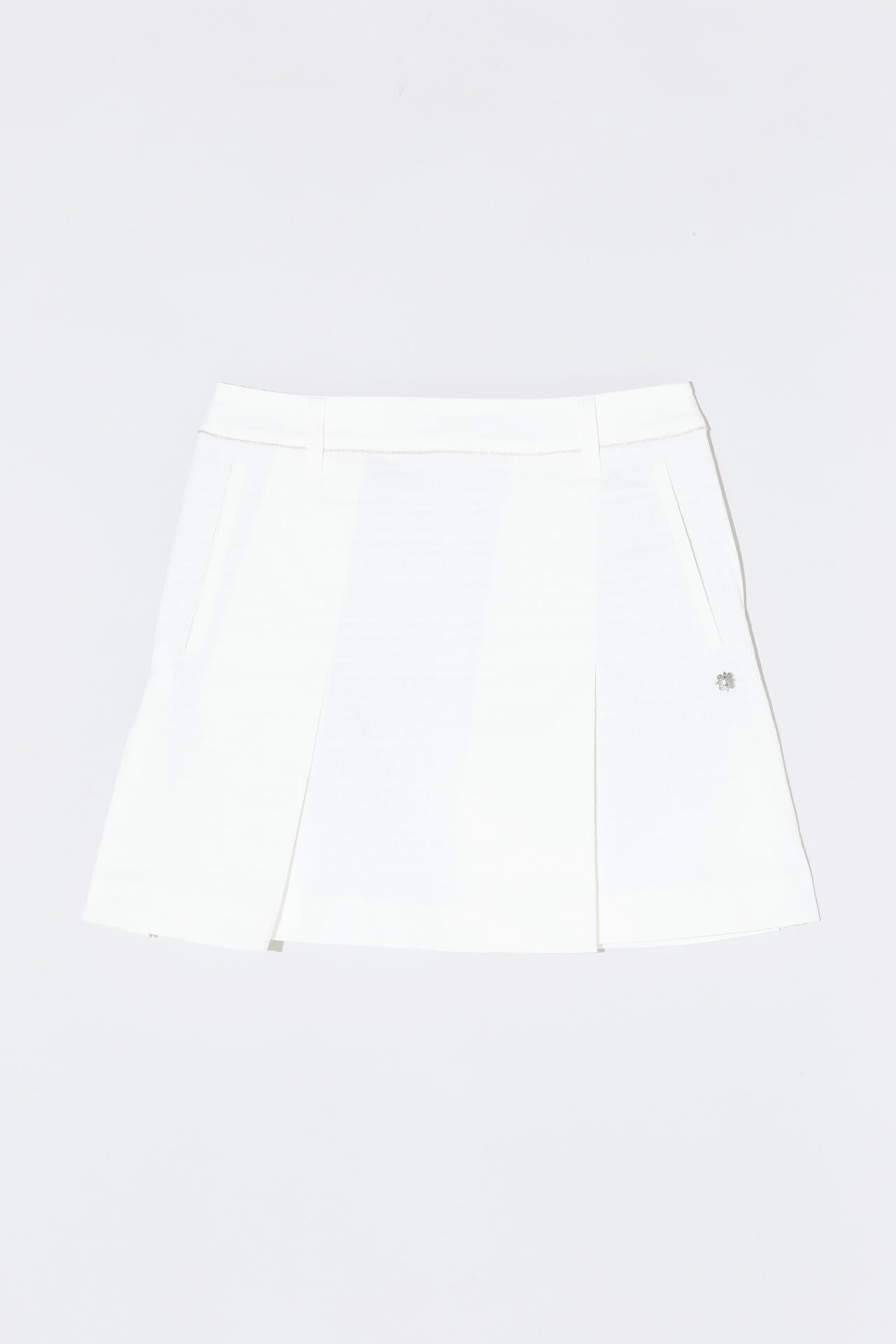 リンクスジャガード ストレッチ プリーツスカート (WOMENS)