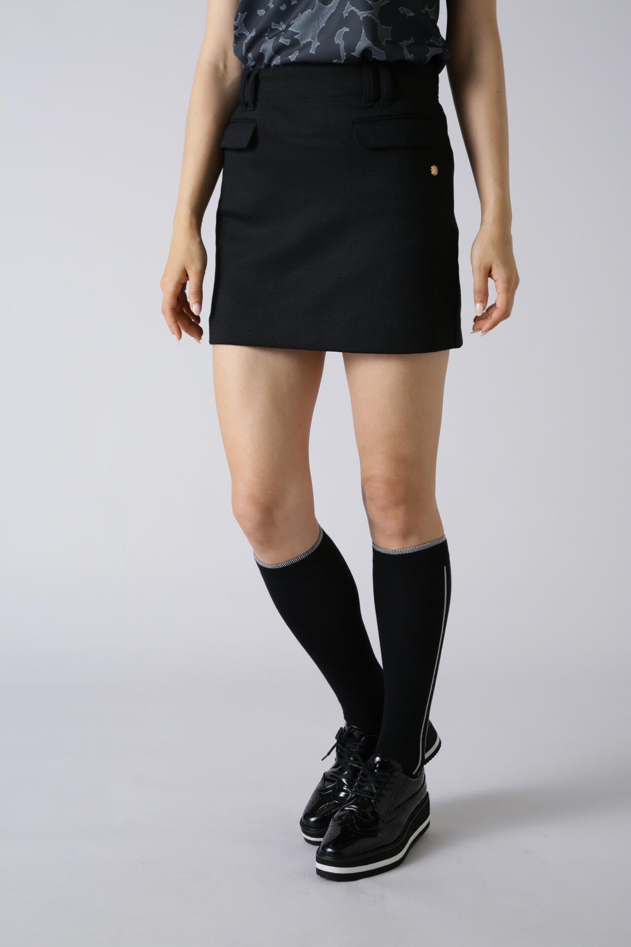 ジグザグドビーストレッチスカート (WOMENS)