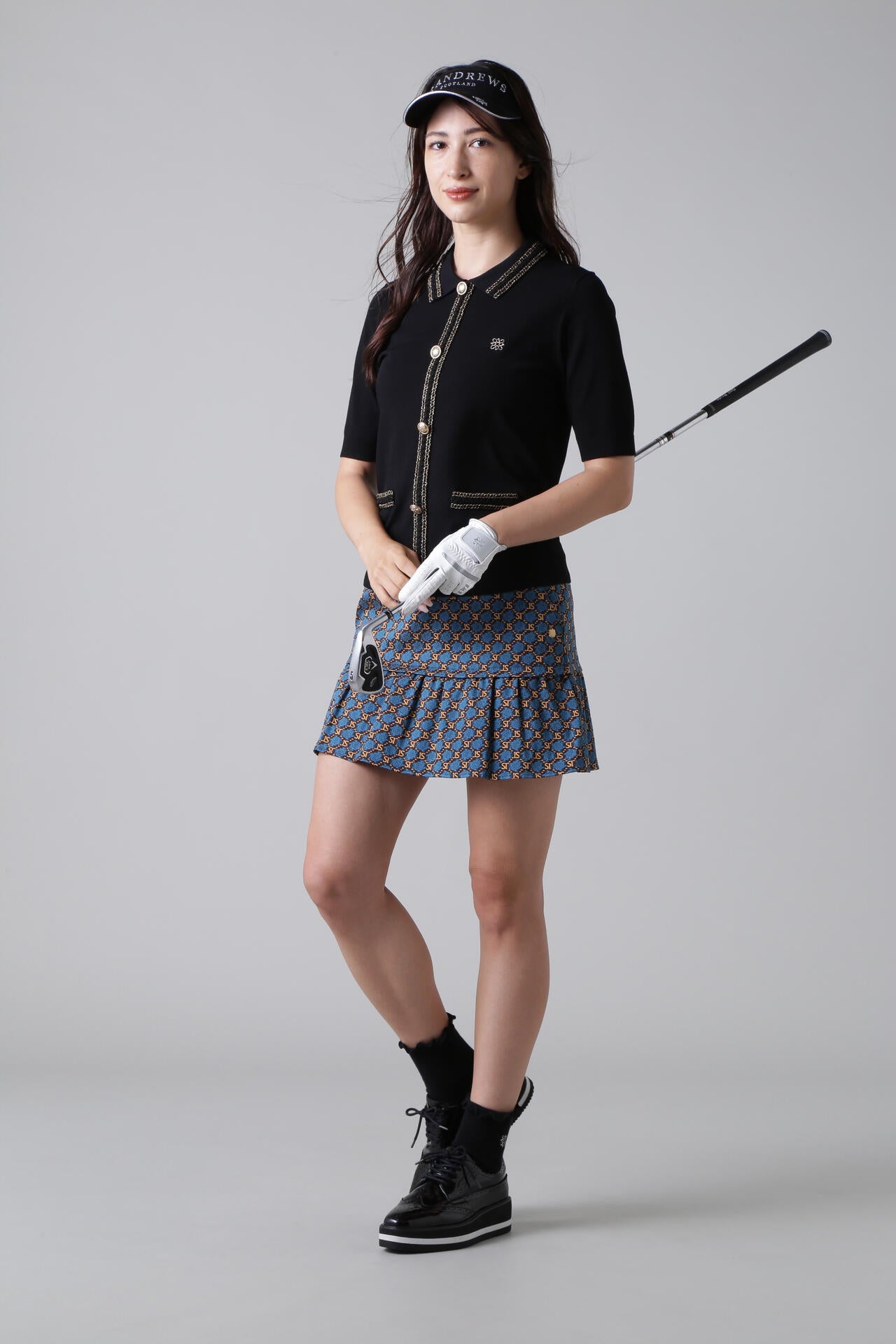 STボニースコットランドジャガードスカート (WOMENS)
